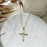 8305JN - Thea Cross Necklace