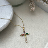 8305JN - Thea Cross Necklace