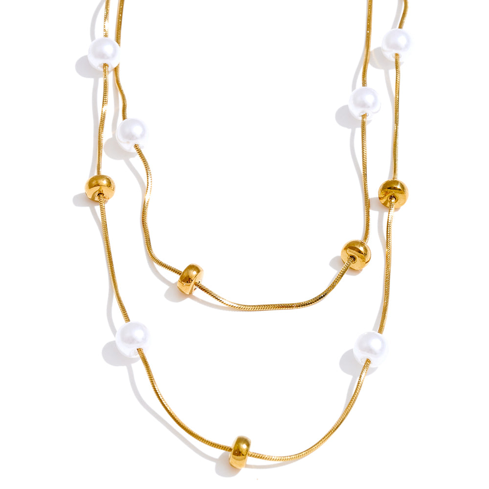 Double Layer Dainty Pearl