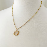 8853JN - Moon and Stars Necklace