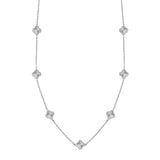 Seven Clover Station Necklace