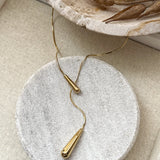 JR8018JN - Devina Lariat Gold Filled Necklace