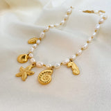 8095JN - Lola Seashell Charm Necklace