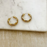 8357JE - Tony Hoop Earrings