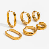 Classic Gold Hoop Earring