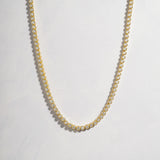 Bezel Tennis Necklace 16"