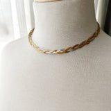 8832JN.a - Evelyn Mixed Metal Gold Filled Necklace