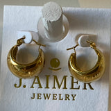 Glam hoop earring