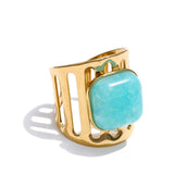 Rectangular Gem Ring