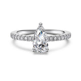 Round Silver Solitaire