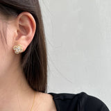 Diamond Clover Studs