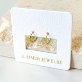 8151JE - Sally Hoop Earrings