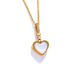 Iridescent Heart Pendant