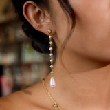 Pearl Tassel Earrings