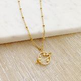 8853JN - Moon and Stars Necklace