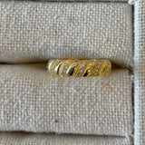 Gold braided band