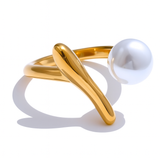 Pearl Orbit Ring