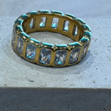 White shape band