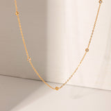 Layered Bead Y Necklace