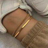 8055JA - Herringbone Anklet