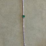 Emerald tennis bracelet