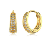 Textured Gold Hoops