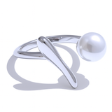 Pearl Orbit Ring