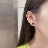 Green Clover Studs