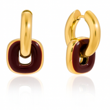 Double Ring Hoop Earrings