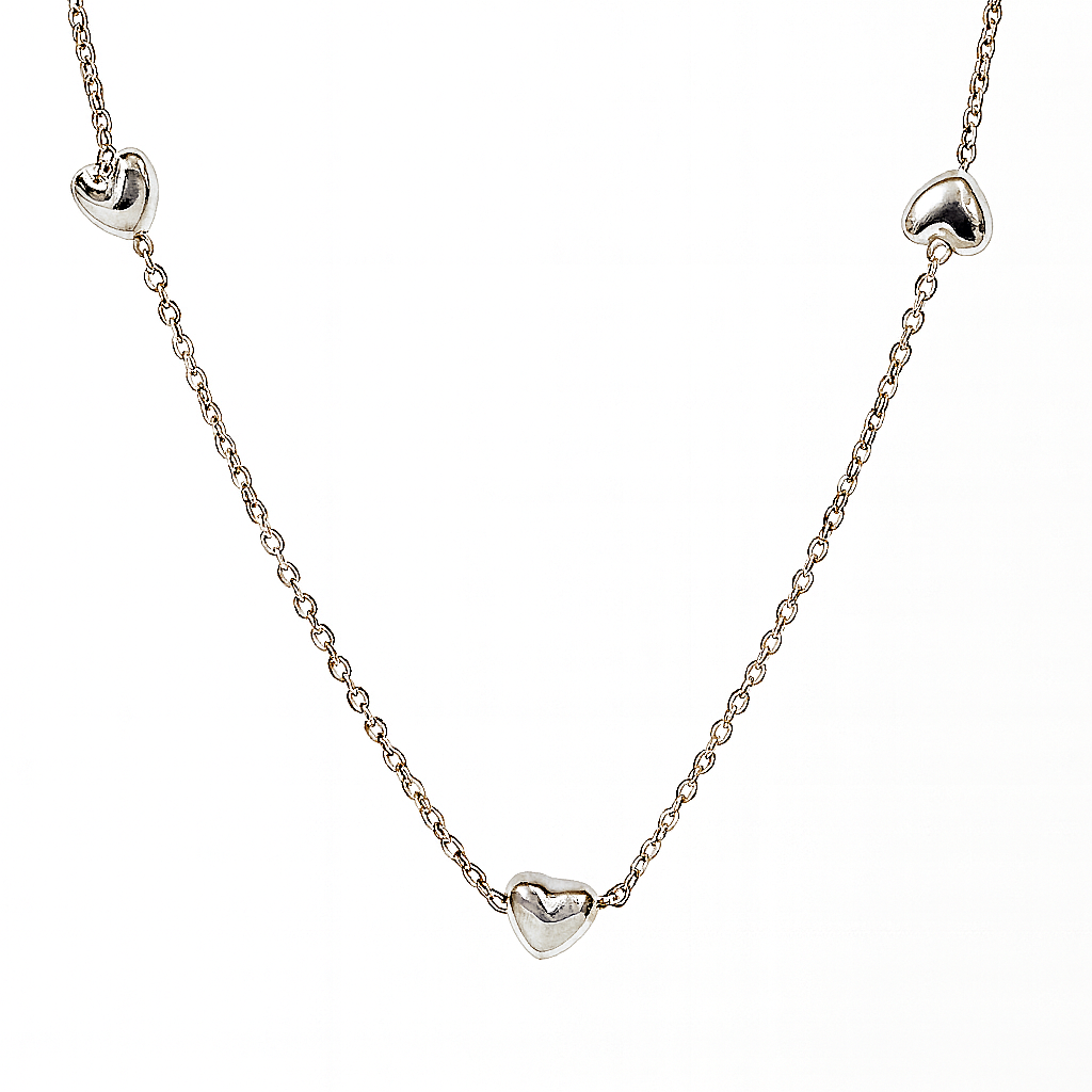 Mini Heart Chain Necklace