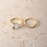 Lovers’ Embrace Ring Set