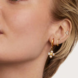 Four Point Star Hoop Set