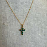 Green Cross Pendant