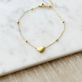 8433JA - Heart Anklet