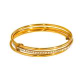 Rhinestone Stack Bracelet