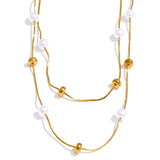 Double Layer Dainty Pearl