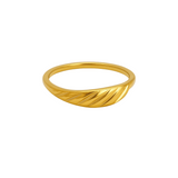 Hammered Gold Band - ring