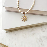 8390JN -  Zaria Pearl Beaded Necklace