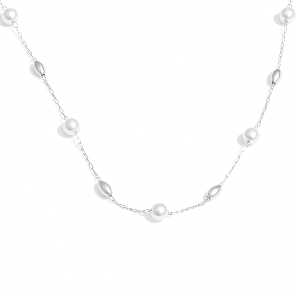 Two Tone Bead Necklace