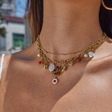 Flower Charm Necklace