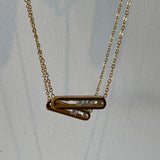Bar pendant necklace