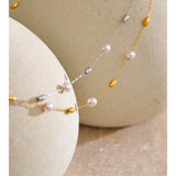 Two Tone Bead Necklace